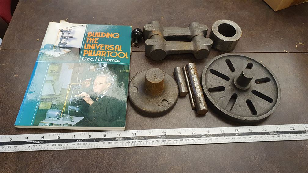 (019) Pillar tool castings and manual