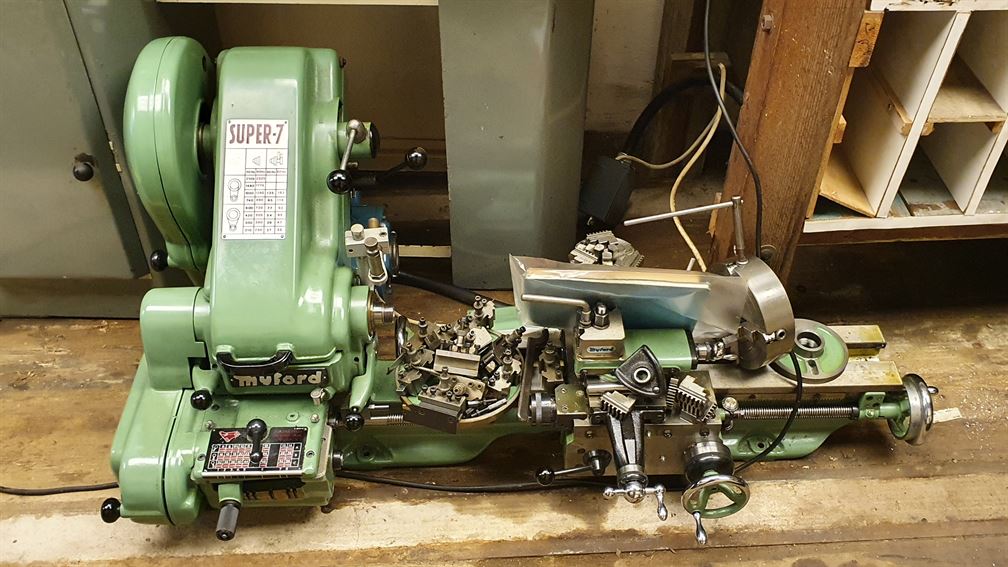 (A01) Myford Super 7 Lathe with stand