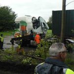 The second container arriving