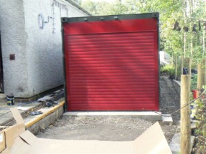 The completed door