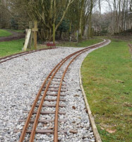 Section leading up to the footpath crossing