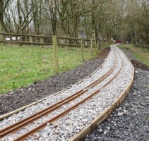 New section through the woods