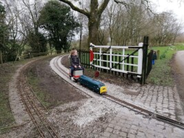 Baby Deltic - the first 5 inch gauge loco around the new track